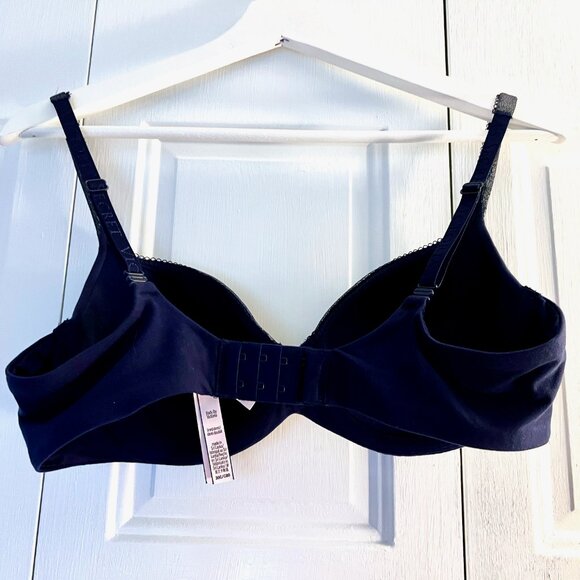 Victoria's Secret Womens Body by Victoria 36C Demi Blue with Sparkles, Black - Picture 3 of 6